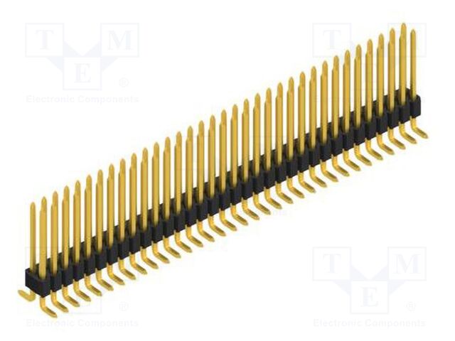 Connector: pin strips; pin header; male; PIN: 68; 1.27mm; SMT; 2x34