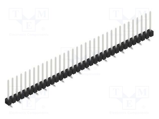 Connector: pin strips; pin header; male; PIN: 34; 2.54mm; SMT; 1x34
