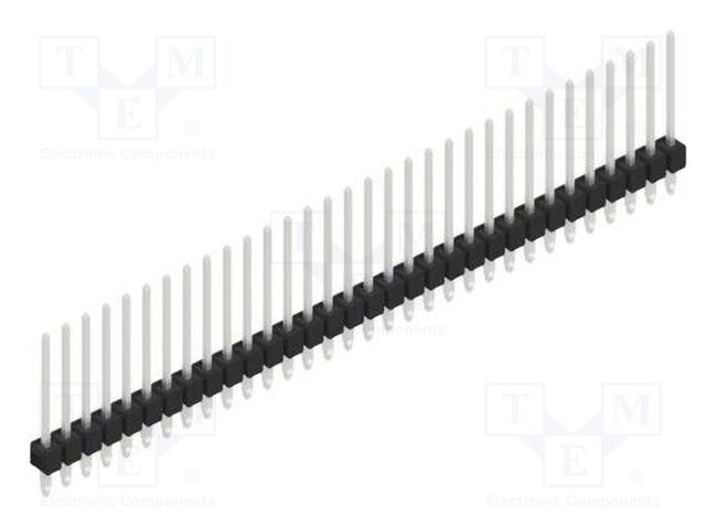 Connector: pin strips; pin header; male; PIN: 32; 2.54mm; THT; 1x32