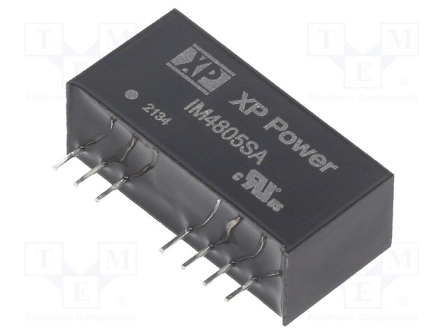 Isolated Board Mount DC/DC Converter, Regulated, ITE, 1 Output, 2 W, 5 V, 400 mA