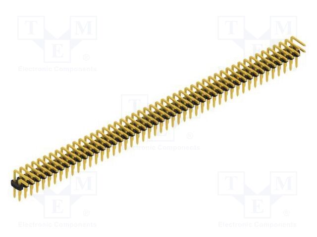 Connector: pin strips; pin header; male; PIN: 96; 2mm; THT; 2x48