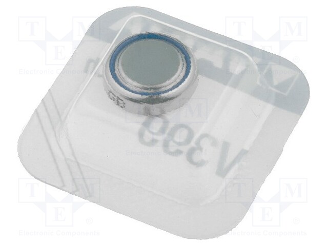 Battery: silver; 1.55V; SR57,coin; Batt.no: 1; Ø9.5x2.7mm; 42mAh