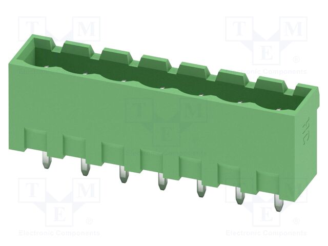 PCB headers, nominal cross section: 2.5 mm?, color: green, n
