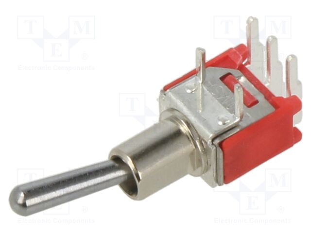 Switch: toggle; Pos: 2; SPDT; ON-ON; 1A/250VAC; 3A/28VDC; -30÷85°C