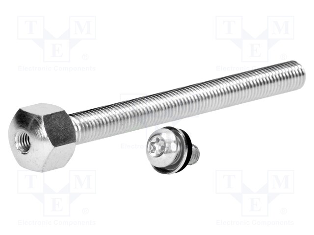 Pin; M12; Plunger mat: steel; Plating: zinc; Thread len: 125mm