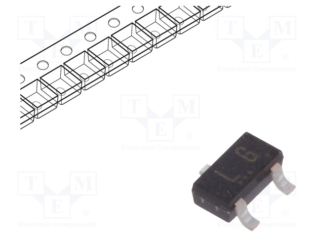 Transistor: NPN; bipolar; 50V; 0.15A; 0.15W; SC59