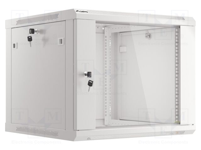 Enclosure: rack cabinet; Standard: 19"; 9U; grey; Z: 600mm; X: 600mm