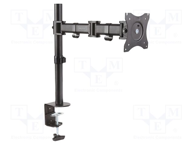 Holder; table edge; 8kg; 27"; black; Arm len: 428mm; monitor x1