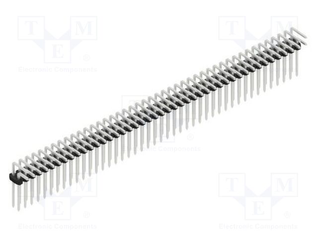 Connector: pin strips; pin header; male; PIN: 88; 2mm; THT; 2x44