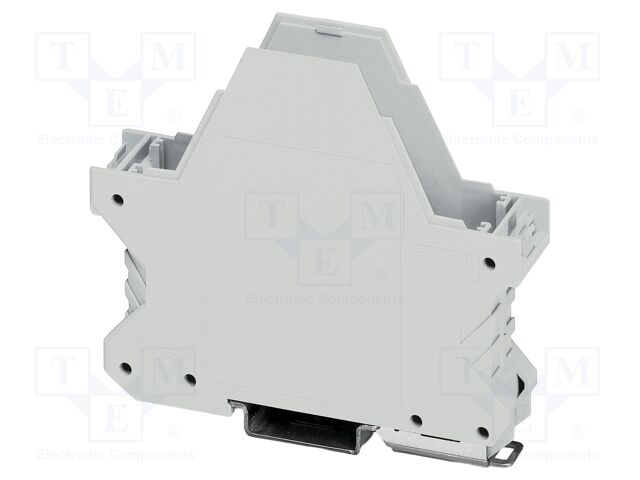 Enclosure base; grey; UL94V-0; ME 22,5; for DIN rail mounting