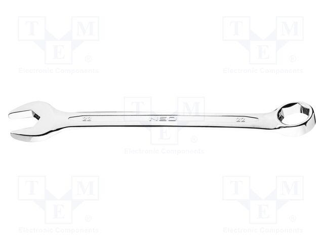 Wrench; 6-angles,combination spanner; 22mm; L: 260mm