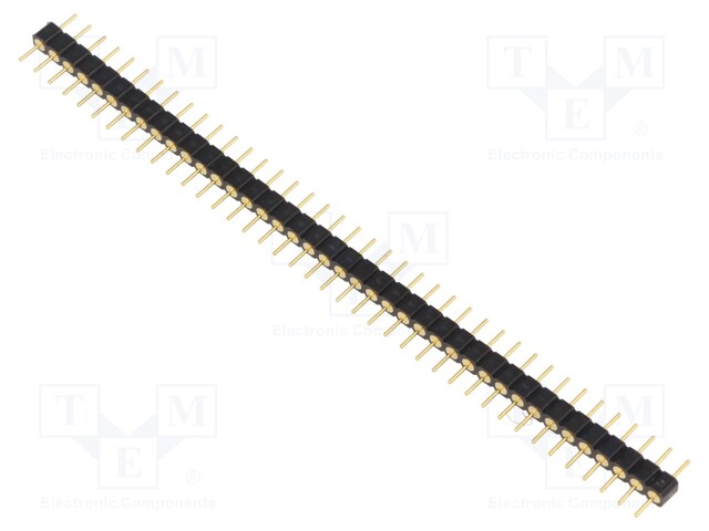 Pin header; pin strips; male; PIN: 40; straight; 2.54mm; THT; 1x40