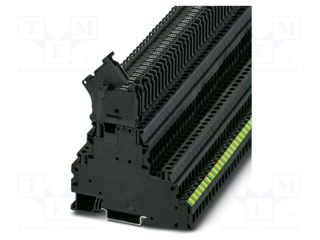 Splice terminal: rail; UT; PA; L: 94.5mm; terminals: 5; W: 6.2mm