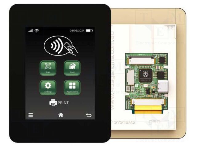 Display: TFT; 3.2"; 240x320; 520BSRAM,8MBPSRAM,16MBFLASH; 4÷6V