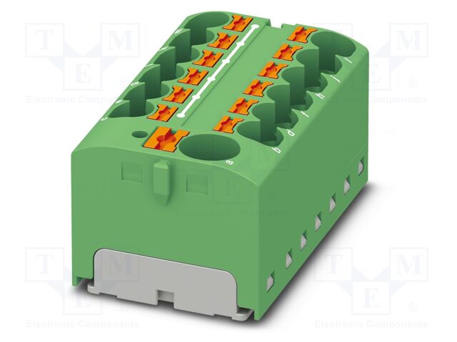Splice terminal: rail; 32A; 450V; push-in; PA; L: 21.7mm; 0.2÷6mm2