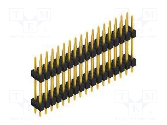 Connector: pin strips; pin header; male; PIN: 34; 2.54mm; THT; 2x17