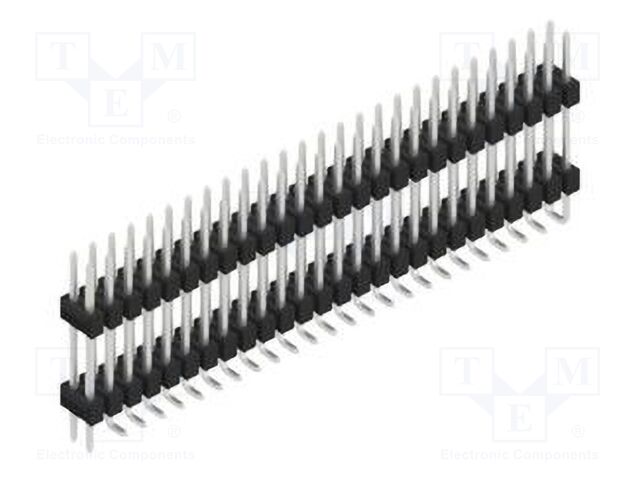 Connector: pin strips; pin header; male; PIN: 52; 2.54mm; SMT; 2x26
