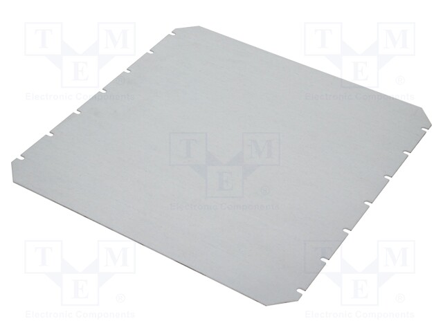 Mounting plate; steel; W: 370mm; L: 370mm; Series: CAB; Plating: zinc