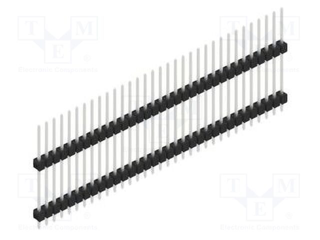 Connector: pin strips; pin header; male; PIN: 33; 2.54mm; THT; 1x33