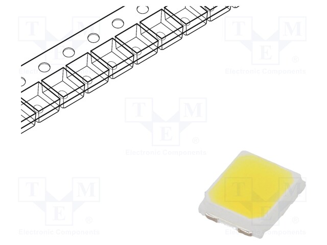 LED; SMD; 2835; white warm; 33lm; 2700K; 90; 120°; 65mA; 2.7÷3.1V