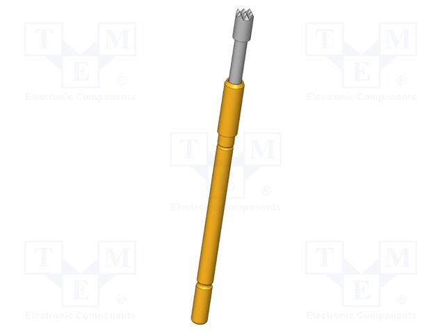 Test needle; Operational spring compression: 4mm; 5A; Ø: 1.8mm