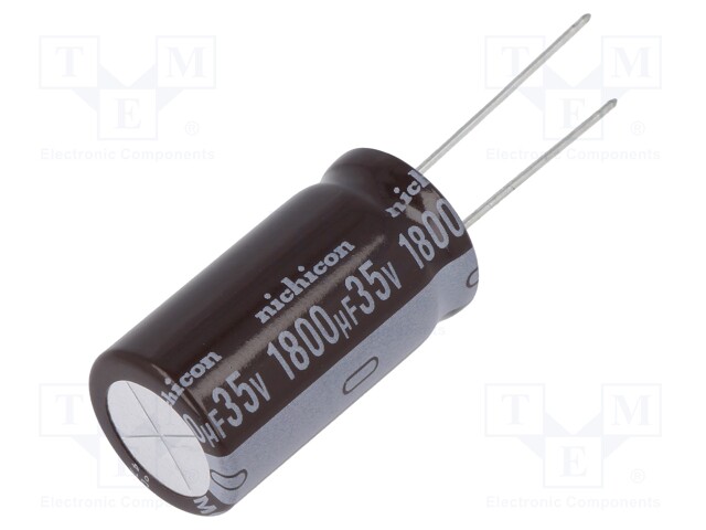 Capacitor: electrolytic; low impedance; THT; 1800uF; 35VDC; ±20%