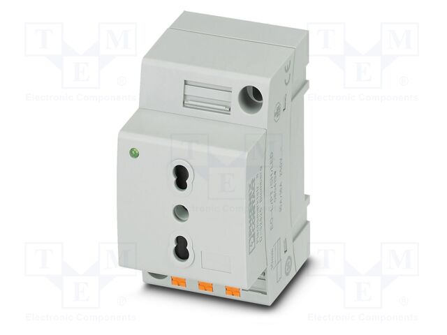 Connector: AC supply; socket; female; 16A; PIN: 3; push-in; 250VAC