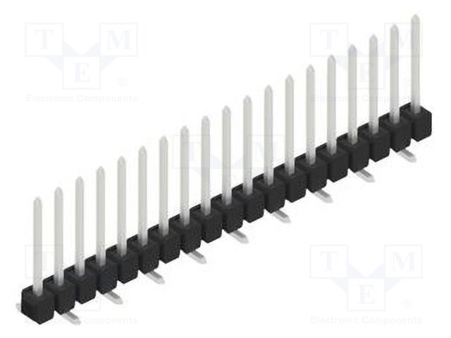 Connector: pin strips; pin header; male; PIN: 19; 2.54mm; SMT; 1x19