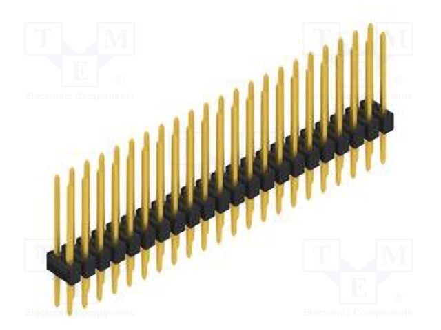 Connector: pin strips; pin header; male; PIN: 44; 2.54mm; THT; 2x22
