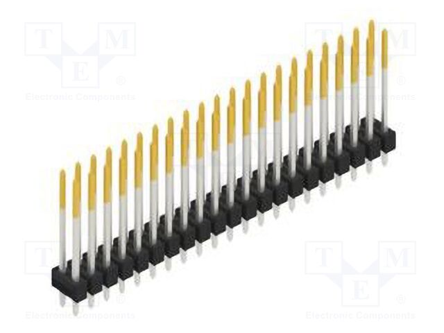 Connector: pin strips; pin header; male; PIN: 42; 2.54mm; THT; 2x21