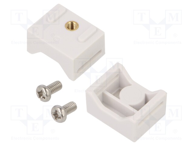 Pole mounting kit; Colour: grey