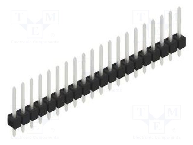 Connector: pin strips; pin header; male; PIN: 20; 2.54mm; THT; 1x20