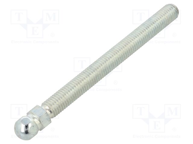 Pin; M12; Plunger mat: steel; Ø: 15mm; Plating: zinc; Spanner: 14mm