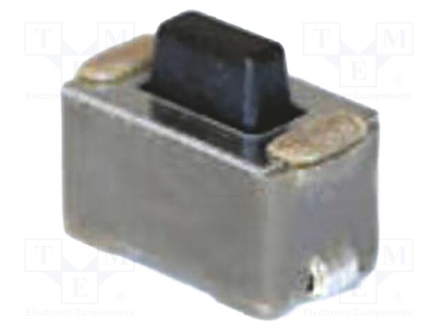 TACTILE SW, SPST, 0.05A, 12VDC, SOLDER