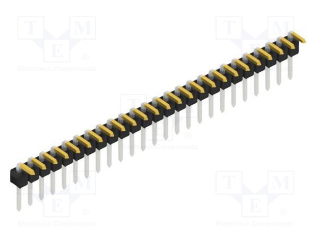 Connector: pin strips; pin header; male; PIN: 25; 2.54mm; THT; 1x25