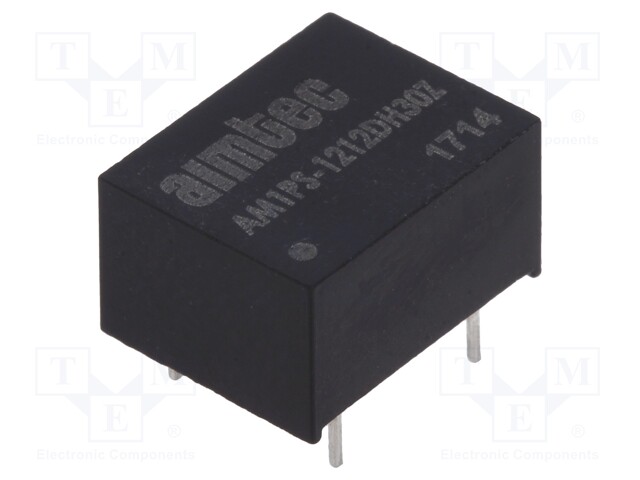 Converter: DC/DC; 1W; Uin: 10.8÷13.2V; Uout: 12VDC; Uout2: -12VDC