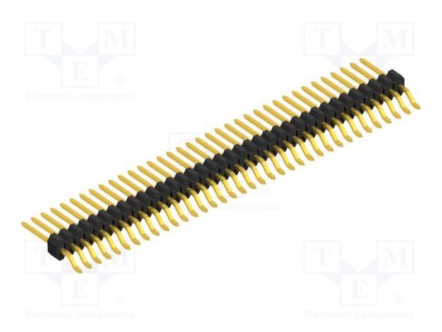 Connector: pin strips; pin header; male; PIN: 36; 1.27mm; SMT; 1x36