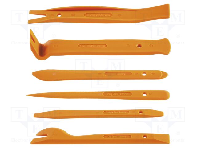 Door upholstery remover; 6pcs.