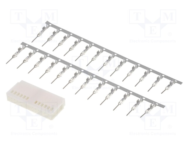 Kit; plug; Quadlock; PIN: 24; white; Car model: VW 2011->