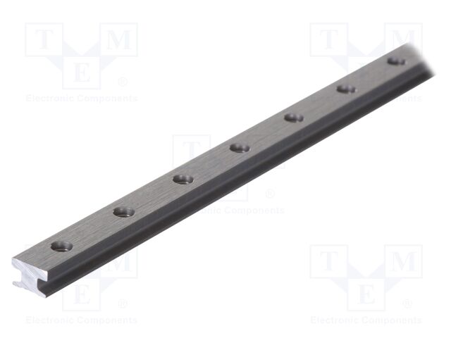 Single rail; aluminium; L: 1000mm; W: 7mm; DryLin® T; Shape: T