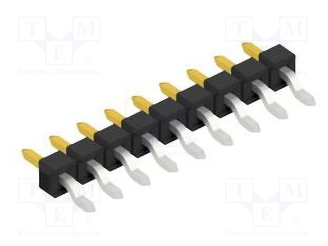 Connector: pin strips; pin header; male; PIN: 9; 2.54mm; SMT; 1x9