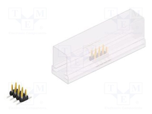 Connector: pin strips; pin header; male; PIN: 8; 2mm; SMT; 2x4; 100V
