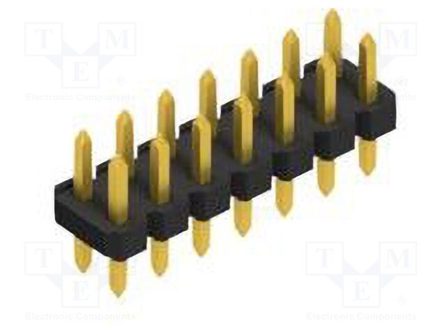 Connector: pin strips; pin header; male; PIN: 14; 2.54mm; THT; 2x7