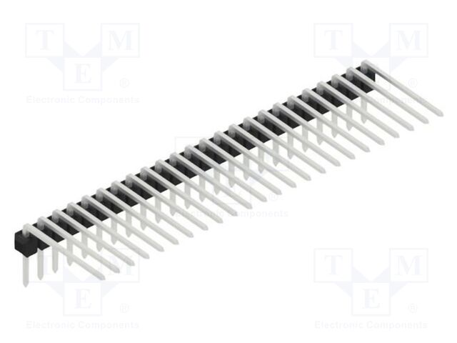 Connector: pin strips; pin header; male; PIN: 24; 2.54mm; THT; 1x24