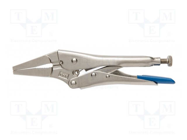 Pliers; elongated,locking; 225mm