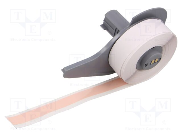 Tape; 12.7mm; 15.24m; pink; self-adhesive; -40÷82°C