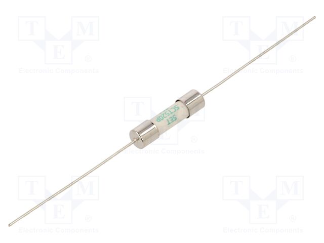Fuse: fuse; ceramic; 5A; 250V; time-lag; 5x20mm; brass; axial