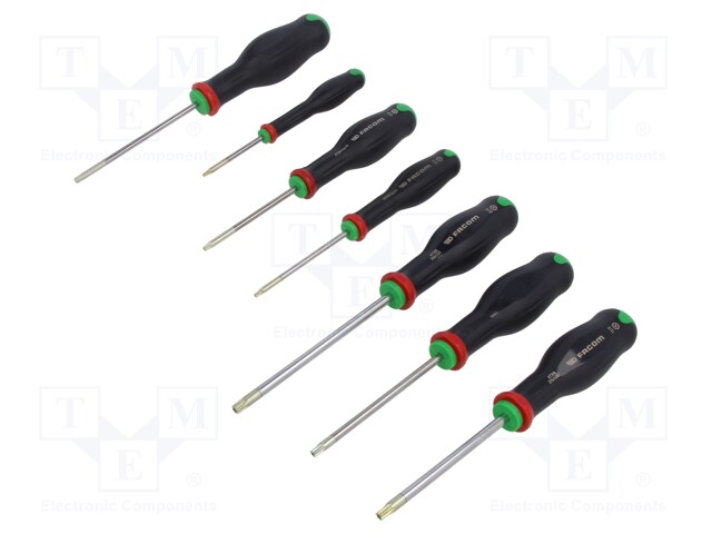 Kit: screwdrivers; Torx®; 7pcs.