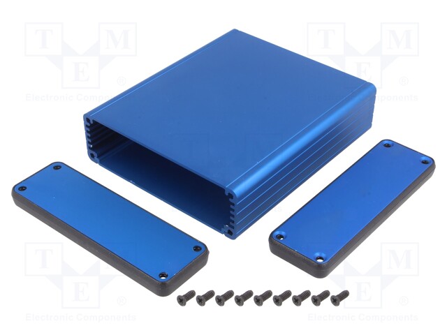 Enclosure: with panel; 1455; X: 103mm; Y: 120mm; Z: 30mm; aluminium