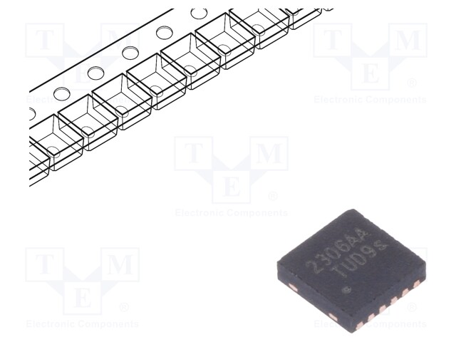 PMIC; DC/DC converter; Uin: 2.5÷5.5V; WDFN-12L 3x3; buck; 96%